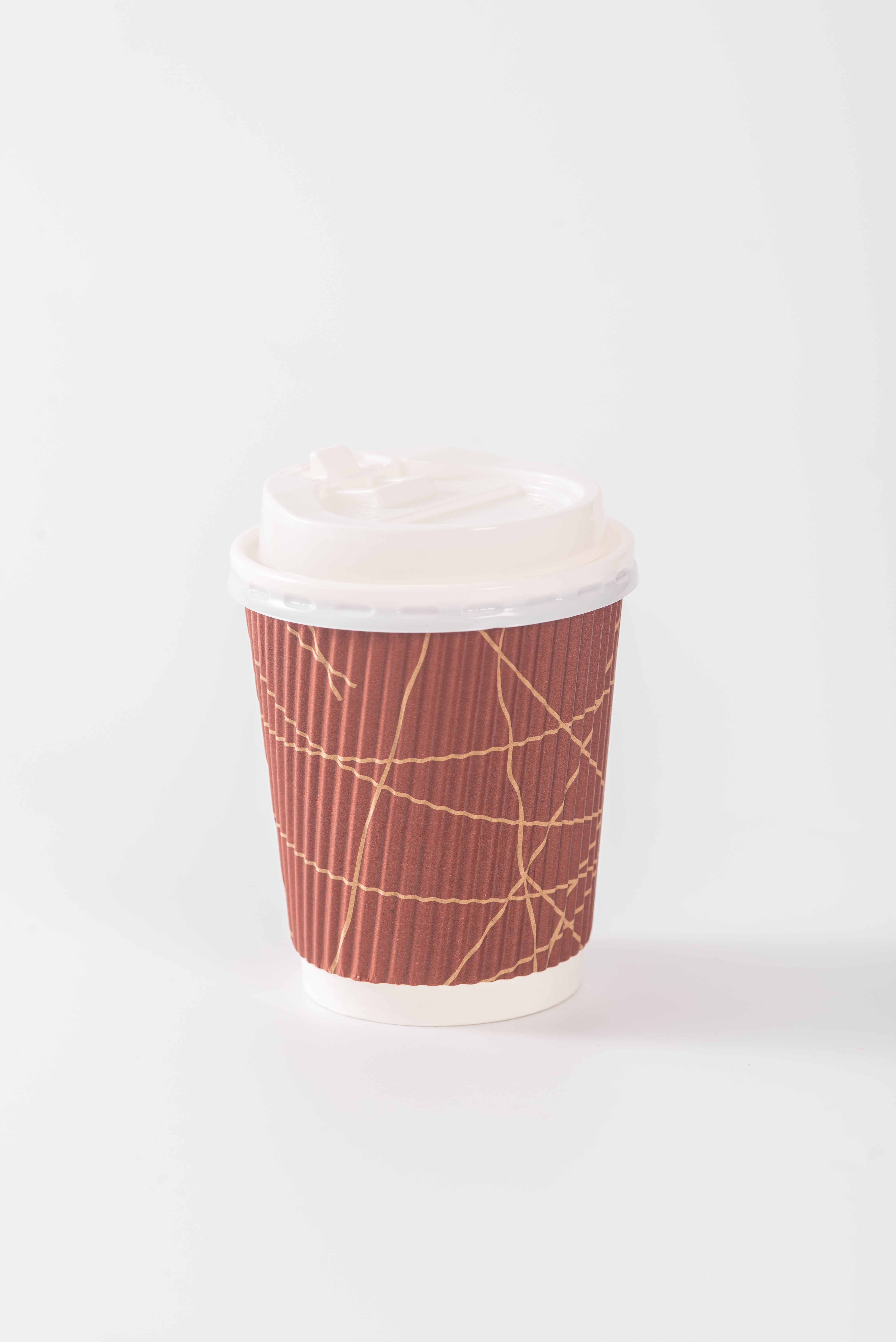 8 oz 12 oz 16 oz desechables de una sola pared/doble pared/tazas de café de papel ondulado para bebidas frías y bebidas calientes