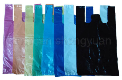 HDPE Desechable Oxo-Biodegradable Bolsa de camiseta de compras al por menor/Bolsa de transporte/Bolsa de transporte/Bolsa de asa de chaleco/Bolsa de comestibles/Bolsa de camiseta