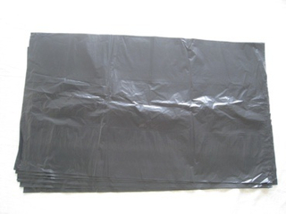 Bolsa de residuos plástica de alta resistencia negra LDPE