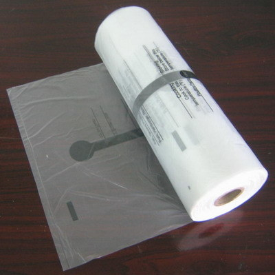 Bolsa de congelador de plástico impreso transparente HDPE