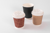 8oz 12oz 16oz Desechable pared individual / de doble pared / ripple Tazas de café para bebidas frías y bebidas calientes
