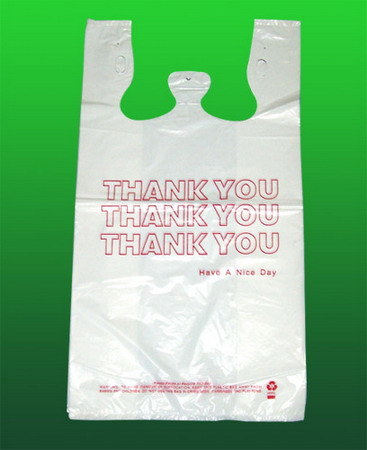 Bolsa de comestibles de plástico de impresión personalizada HDPE